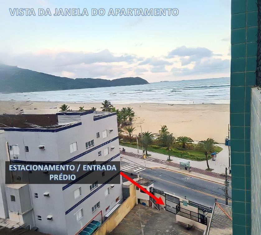 Kitnet Guilhermina Frente Feirinha E Mar Praia Grande  Zewnętrze zdjęcie